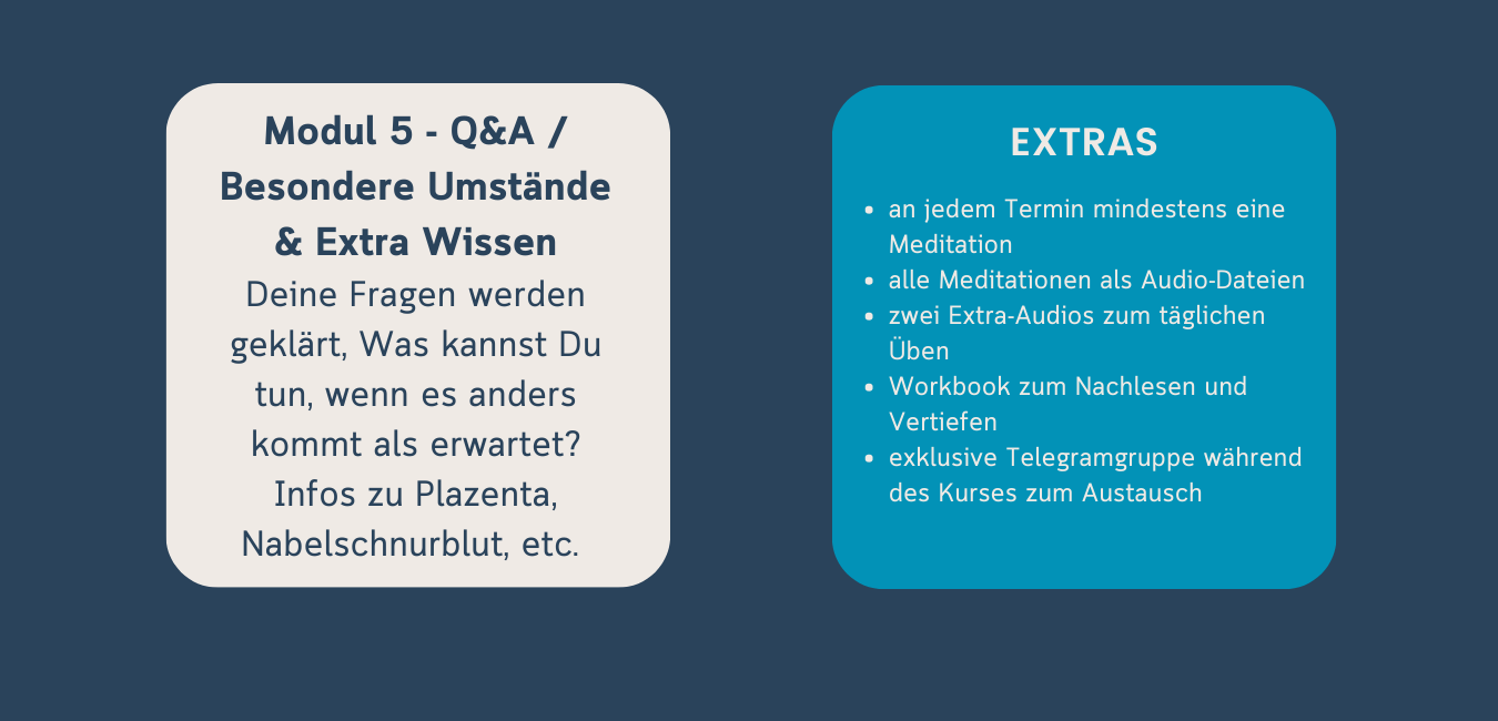Modul 5 Q&A, Andere Umstände Extra Wissen, Extras