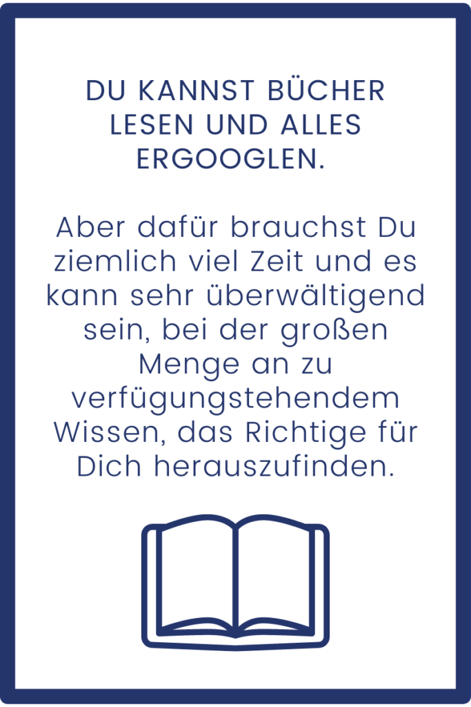 Du kannst Bücher lesen und alles ergooglen